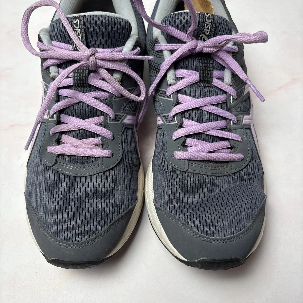 ASICS Gel-Contend 6 Womens Running Shoes Size 10 Graphite Grey Lavender 1012A570